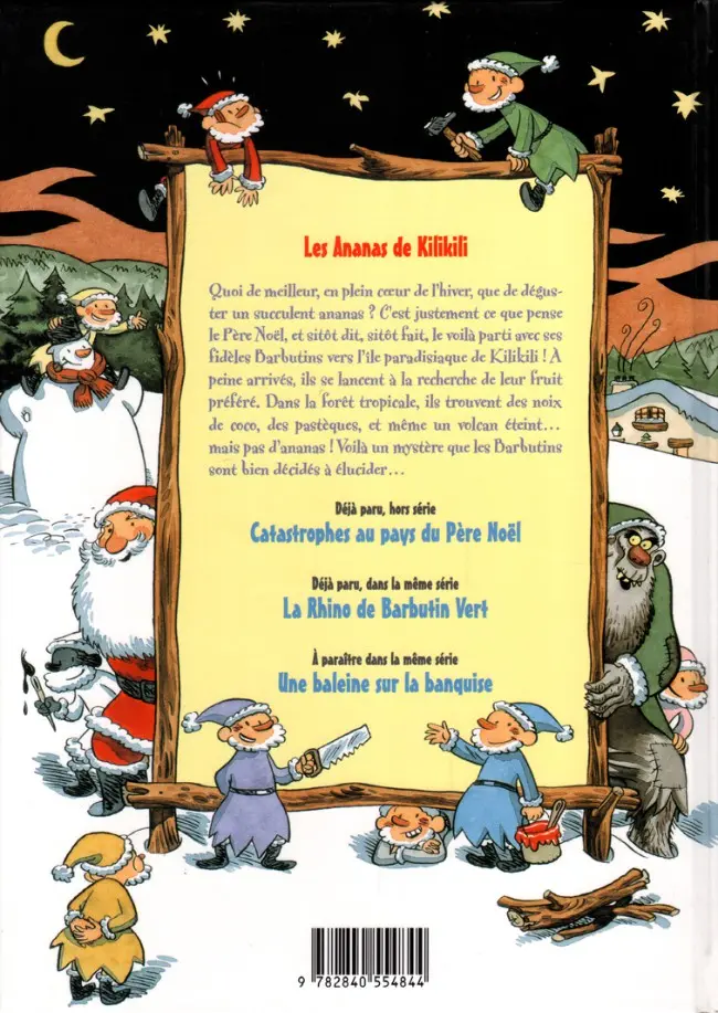 Verso de l'album Les Barbutins Tome 2 Les Ananas de Kilikili