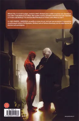 Verso de l'album Daredevil Tome 20 Le retour du roi