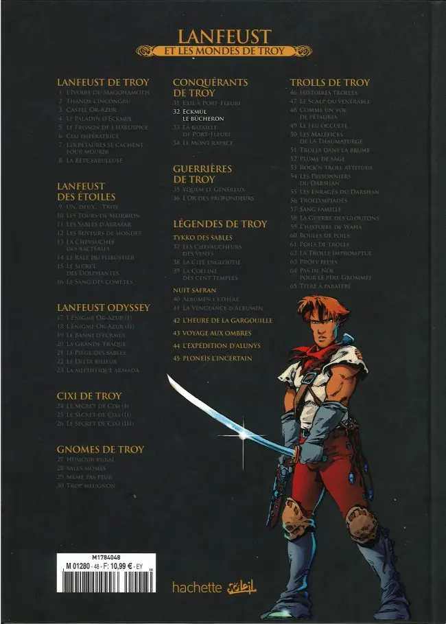 Verso de l'album Lanfeust et les mondes de Troy Tome 32 Les Conquérants de Troy - Eckmül le Bûcheron