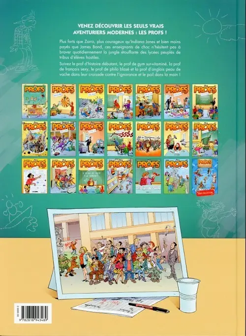 Verso de l'album Les Profs Tome 21 Rentrée des clashs