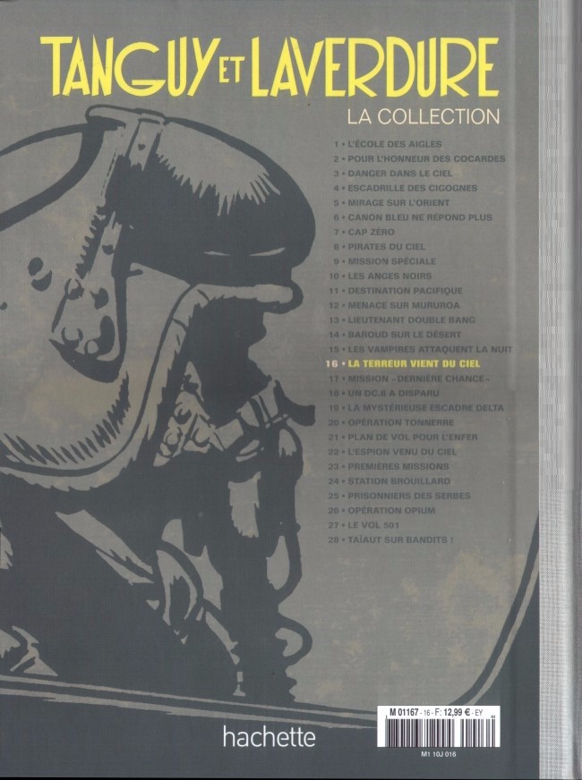 Verso de l'album Tanguy et Laverdure - La Collection Tome 16 Le terreur vient du ciel