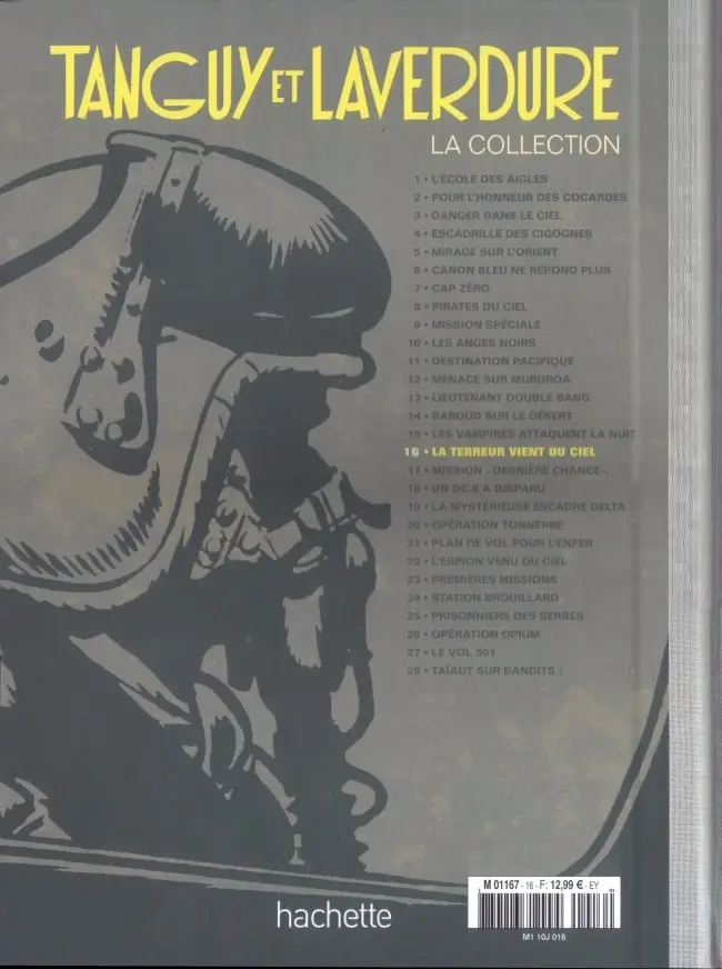 Verso de l'album Tanguy et Laverdure - La Collection Tome 16 Le terreur vient du ciel