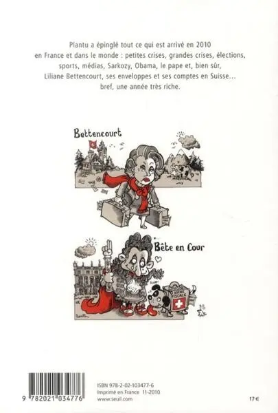 Verso de l'album Tête de gondole www.mon-nombril.com