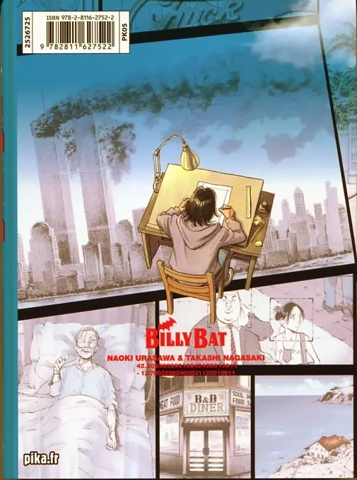 Verso de l'album Billy Bat 17