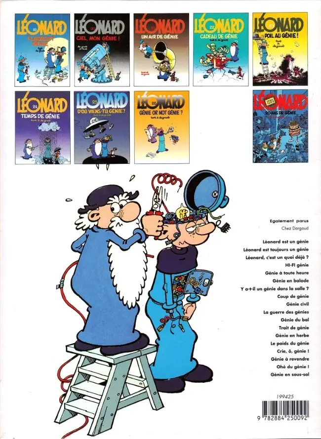 Verso de l'album Léonard Tome 26 Génie or not génie ?