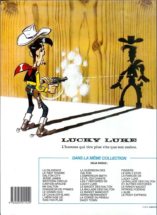 Verso de l'album Lucky Luke Tome 46 Le fil qui chante