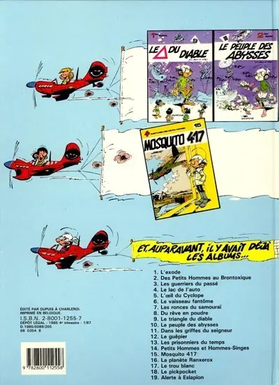 Verso de l'album Les Petits hommes Tome 18 Le pickpocket