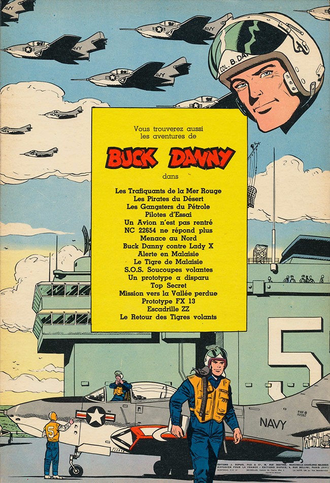 Verso de l'album Buck Danny Tome 15 NC-22654 ne répond plus