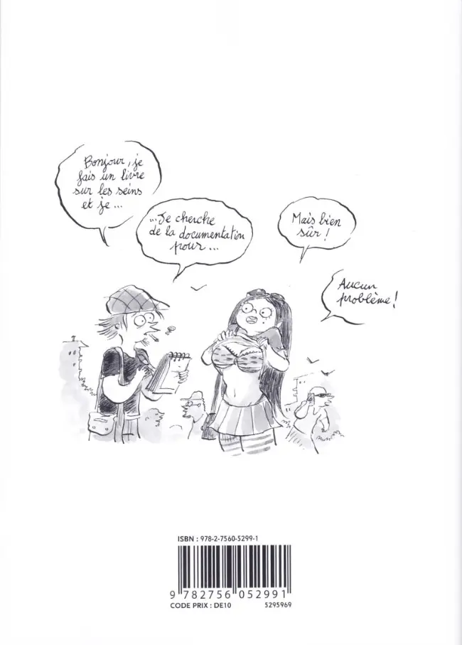 Verso de l'album Les Carnets secrets de Guillaume Bianco Tome 1 Les Seins
