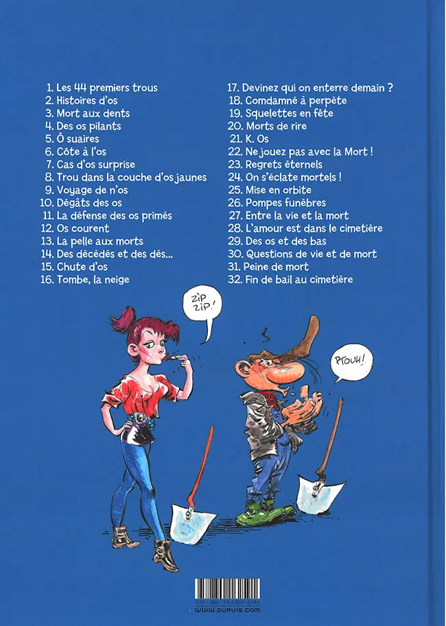 Verso de l'album Pierre Tombal Tome 31 Peine de mort