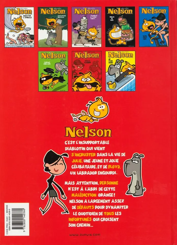 Verso de l'album Nelson Tome 7 Tête à claques