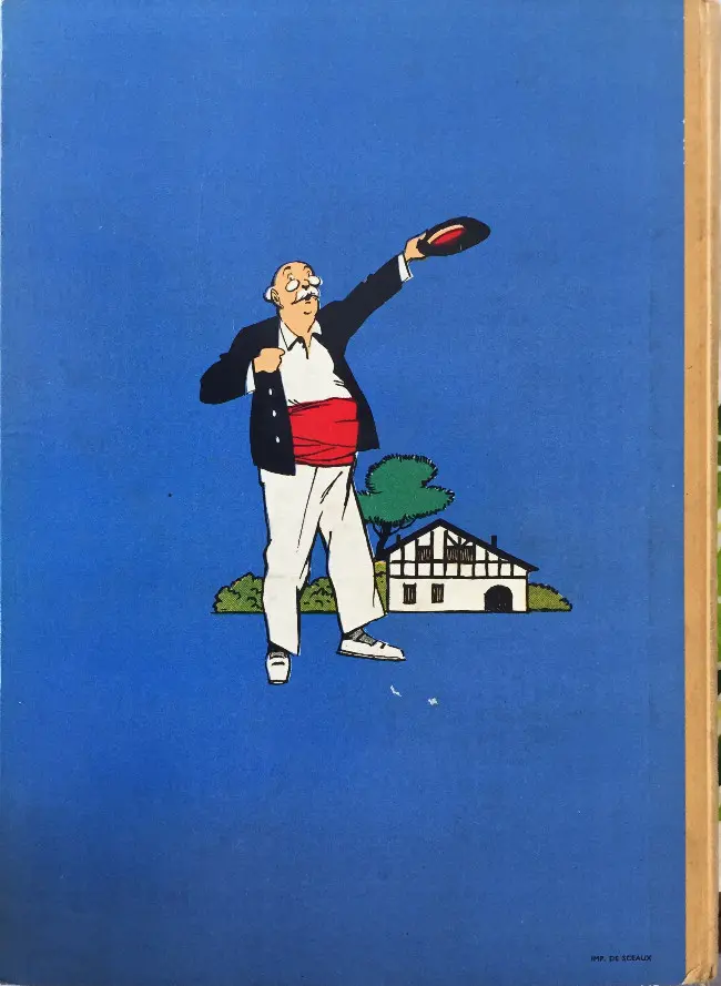 Verso de l'album Bécassine Tome 12 Bécassine au pays basque