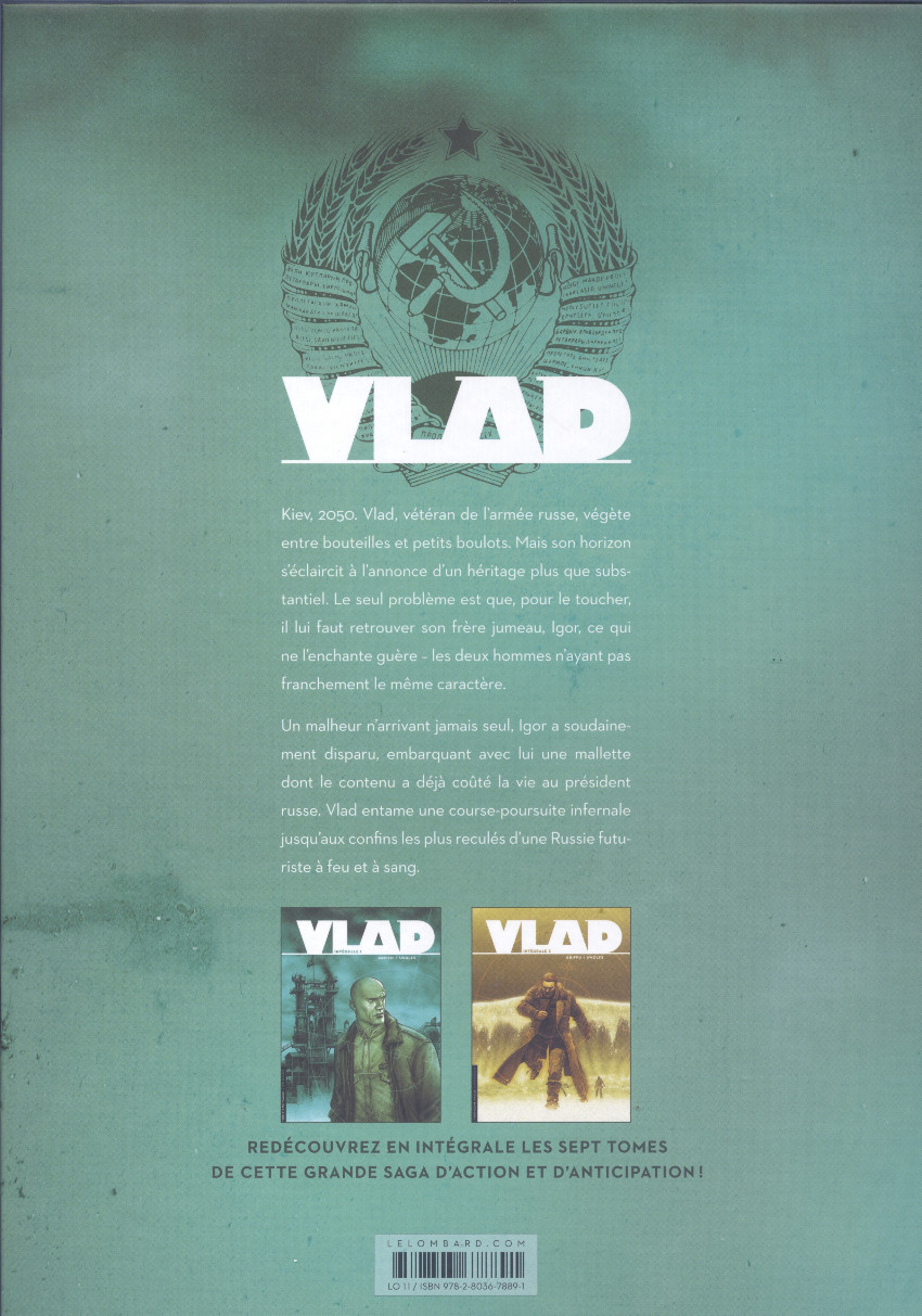 Verso de l'album Vlad Intégrale 1