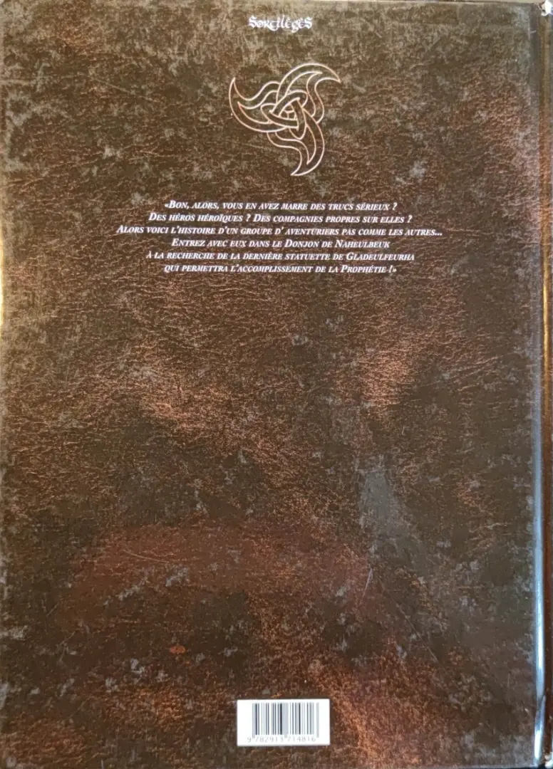Verso de l'album Le Donjon de Naheulbeuk Tome 2 Première saison, partie 2