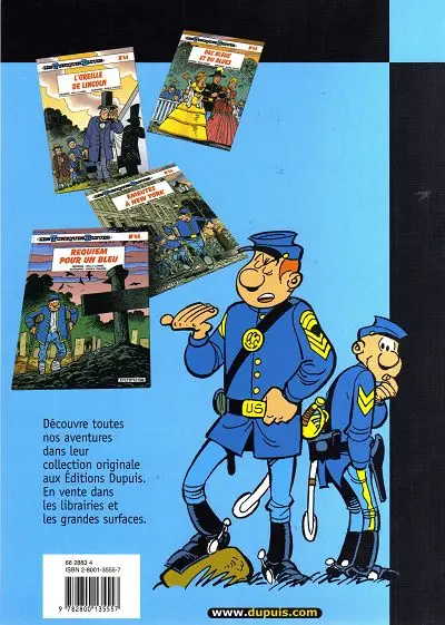 Verso de l'album Les Tuniques Bleues Tome 27 Bull Run
