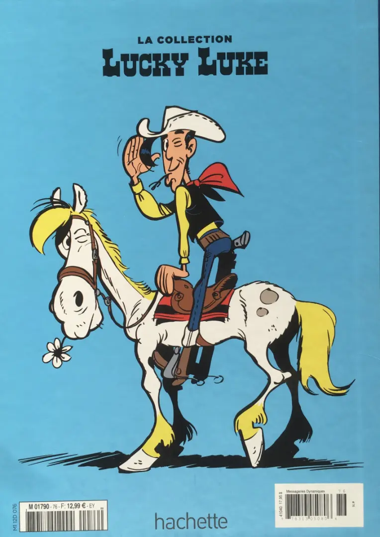 Verso de l'album Lucky Luke La collection Tome 76 Le prophète