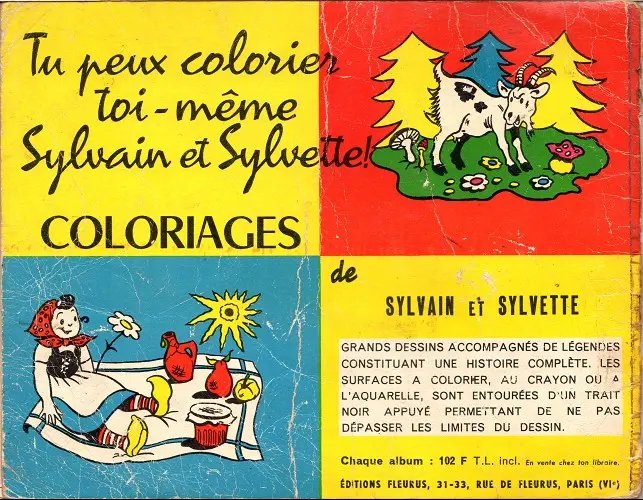 Verso de l'album Sylvain et Sylvette Tome 11 Alerte ! alerte ! alerte !