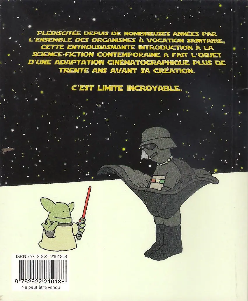Verso de l'album La Guerre du retour contre attaque
