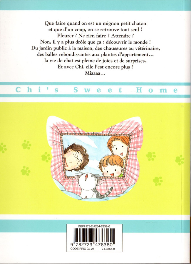 Verso de l'album Chi - Une vie de chat Tome 1