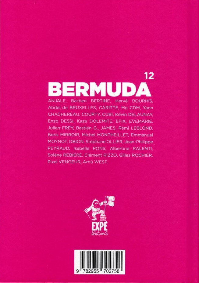 Verso de l'album Projet Bermuda Tome 12 Histoires plus ou moins courtes en BD