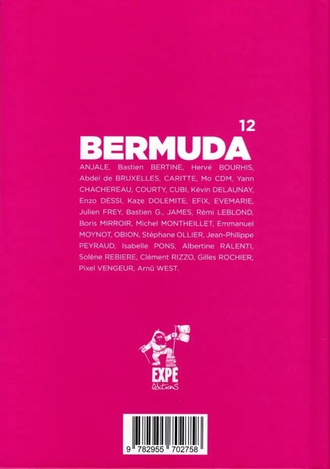 Verso de l'album Projet Bermuda Tome 12 Histoires plus ou moins courtes en BD