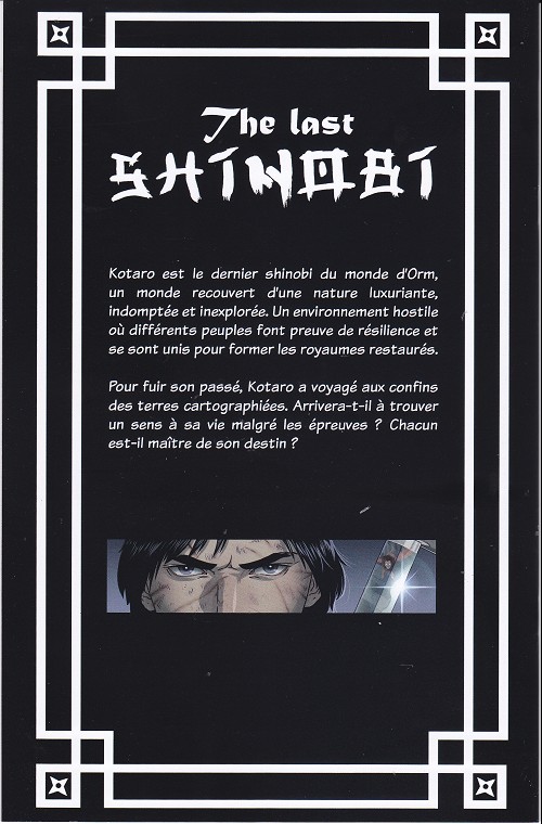 Verso de l'album The Last Shinobi #3 Forgé par le deuil