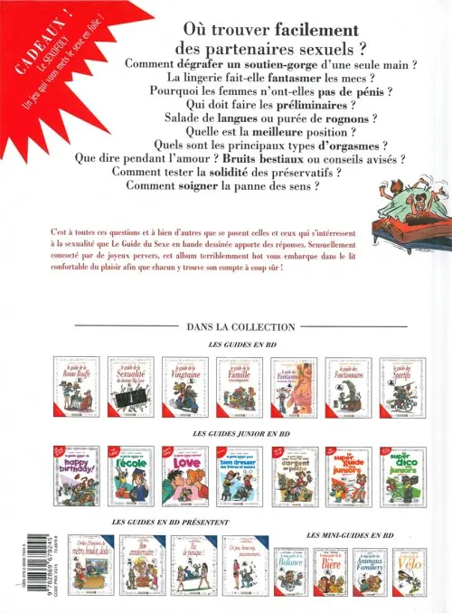 Verso de l'album Le Guide Tome 20 Le guide du Sexe