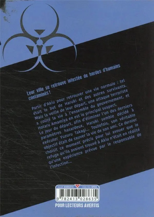 Verso de l'album Infection 15