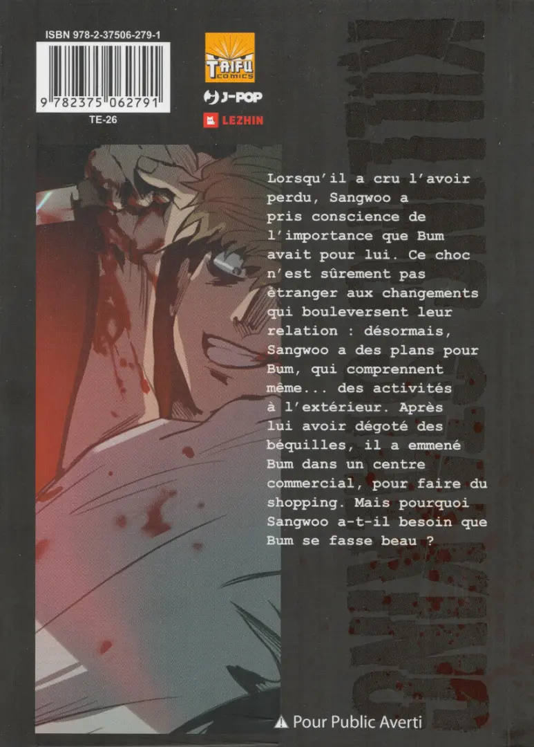 Verso de l'album Killing Stalking 4