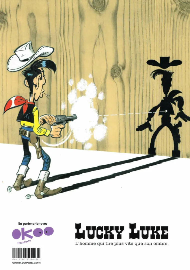 Verso de l'album Lucky Luke Tome 15 L'évasion des Dalton