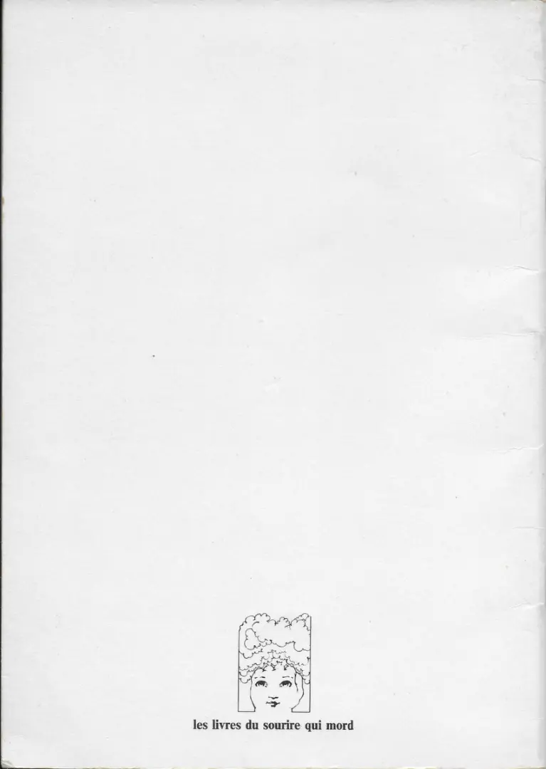 Verso de l'album Crapougneries