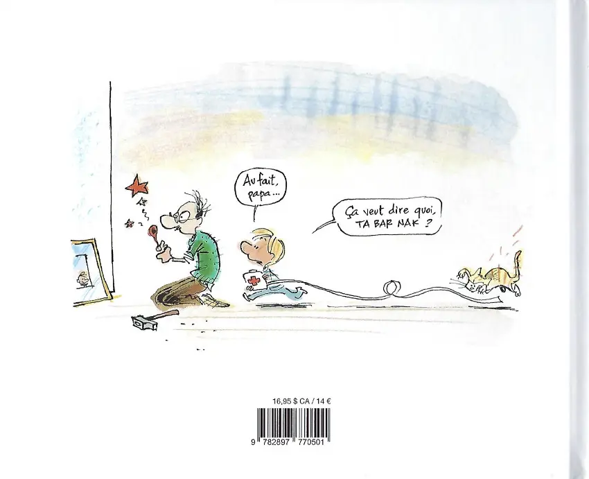 Verso de l'album Le Petit Tabarnak