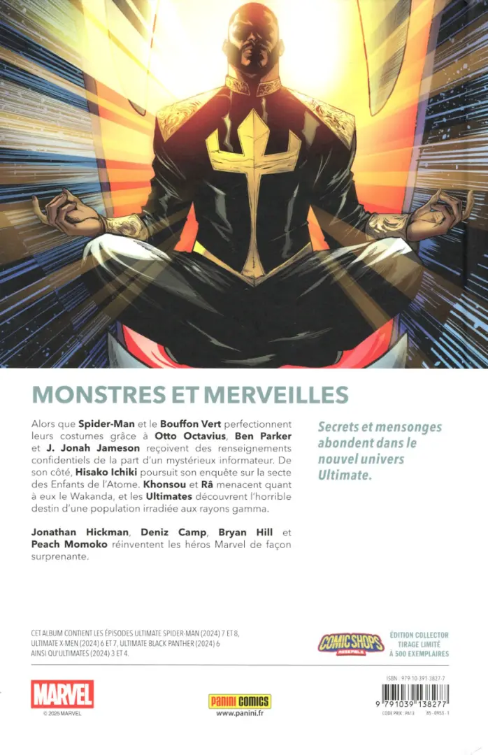 Verso de l'album Ultimate Universe Tome 04