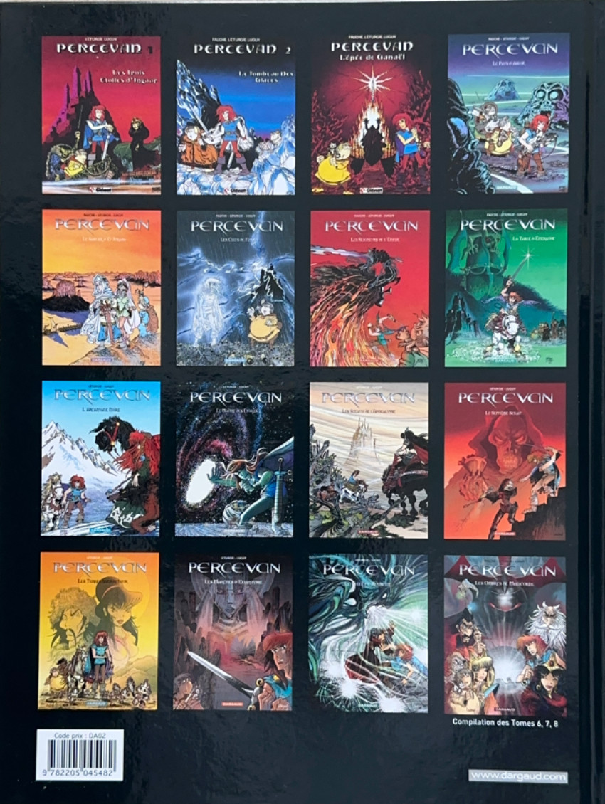 Verso de l'album Percevan Tome 10 Le Maitre des Etoiles