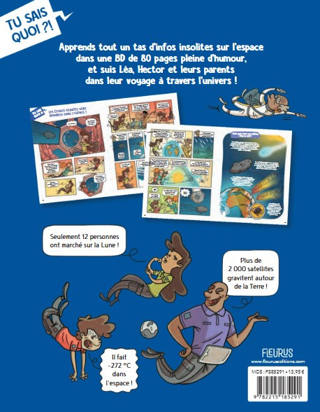 Verso de l'album Tu sais quoi ?! Tome 4 L'espace