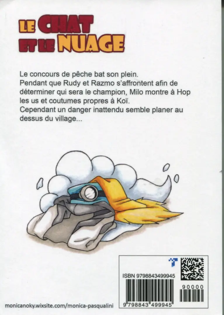 Verso de l'album Le chat et le nuage 2
