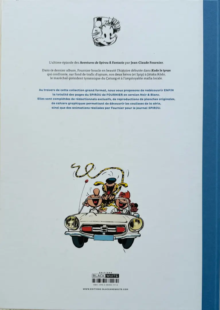 Verso de l'album Spirou et Fantasio Tome 29 Des haricots partout