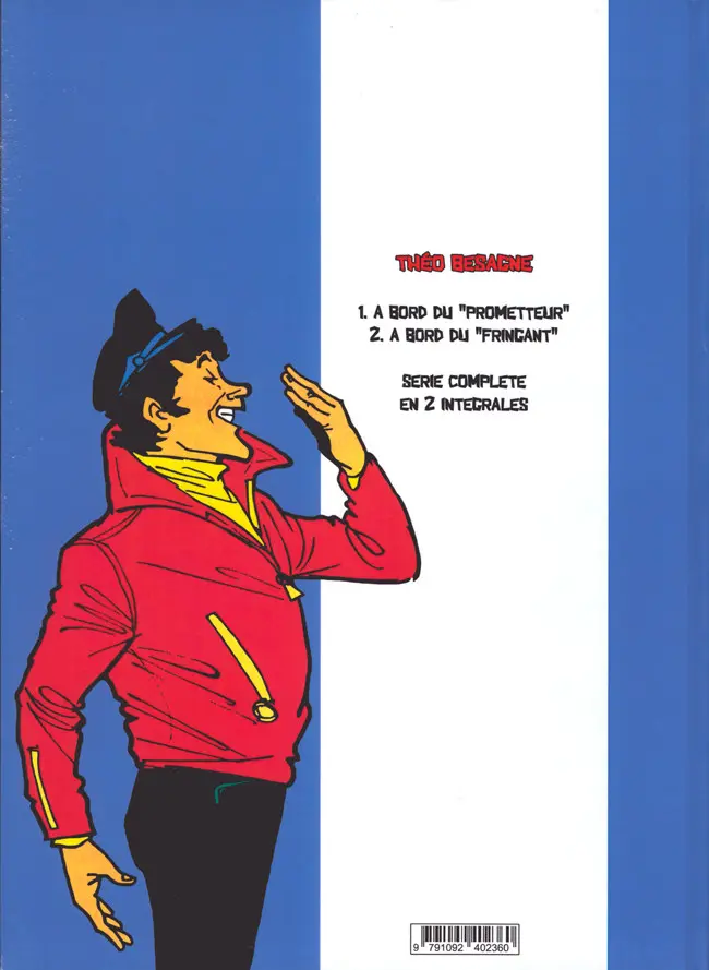 Verso de l'album Théo Besagne Tome Intégrale 1 A bord du Prometteur