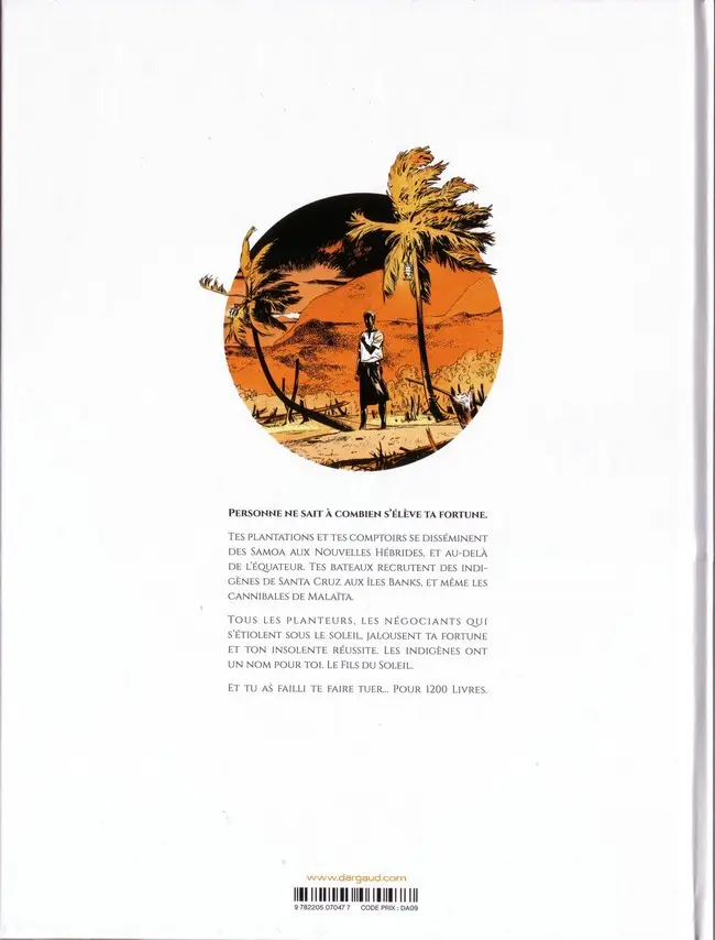 Verso de l'album Fils du soleil