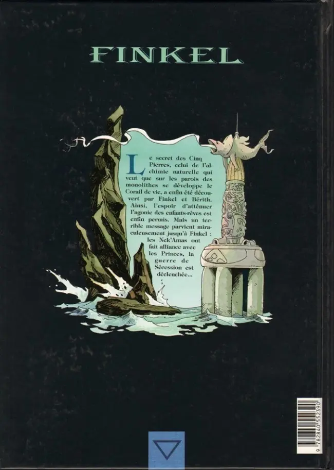Verso de l'album Finkel Tome 5 Origine