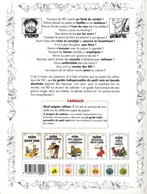 Verso de l'album Le Guide Tome 4 Le guide indispensable du petit coin