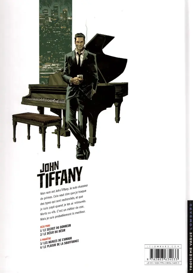 Verso de l'album John Tiffany Tome 2 Le désir du désir