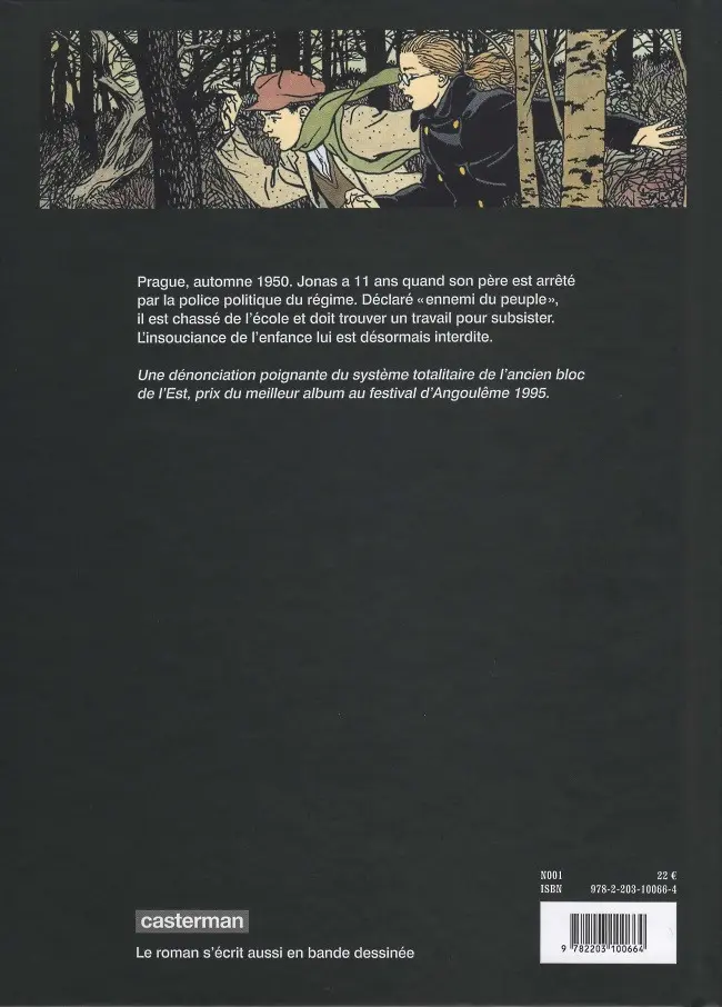 Verso de l'album Jonas Fink Ennemi du peuple