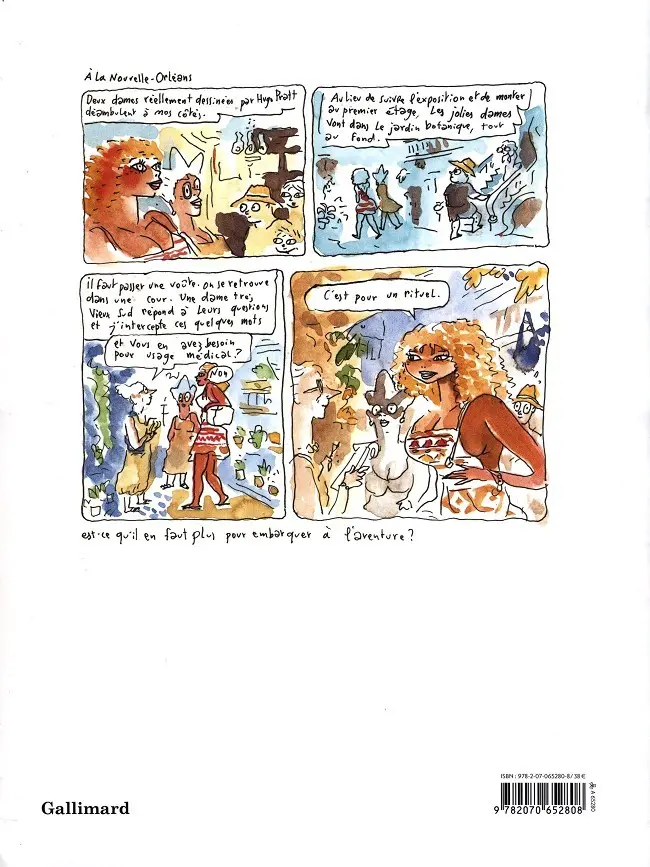 Verso de l'album Journal de merde