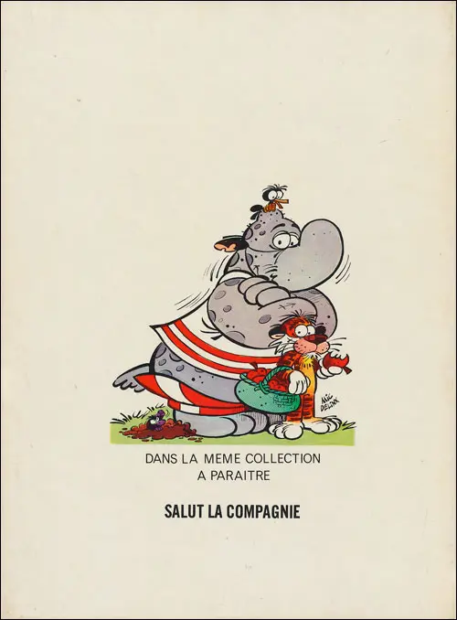 Verso de l'album La Jungle en folie Tome 1 Les aventures de Joe le tigre
