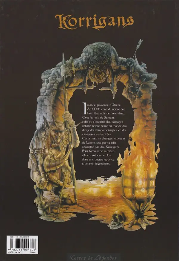 Verso de l'album Korrigans Tome 4 Le seigneur du chaos