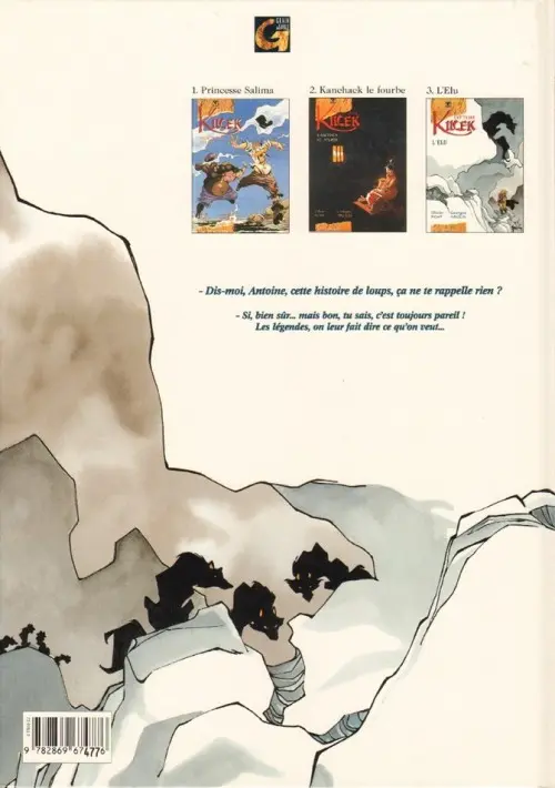 Verso de l'album Kucek Tome 3 L'élu