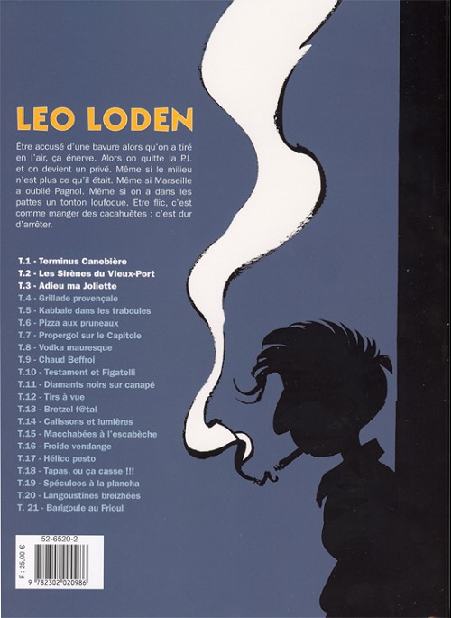 Verso de l'album Léo Loden Intégrale 1