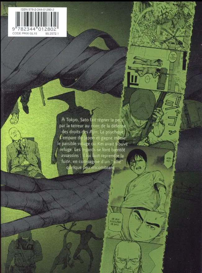 Verso de l'album Ajin : Semi-Humain 5