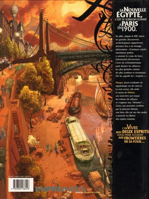 Verso de l'album Néfésis Tome 1 Résurrections